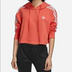 🔴 SALE! NWT Adidas Originals cropped hoodie.